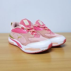 Puma Girls Size 11 RS-Fast Fireworks Little‎ Kids Shoes Sneakers Childrens